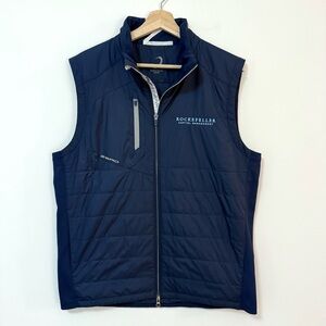 Zero Restriction Z625 Quilted Windproof Zip Golf Vest $255 MSRP